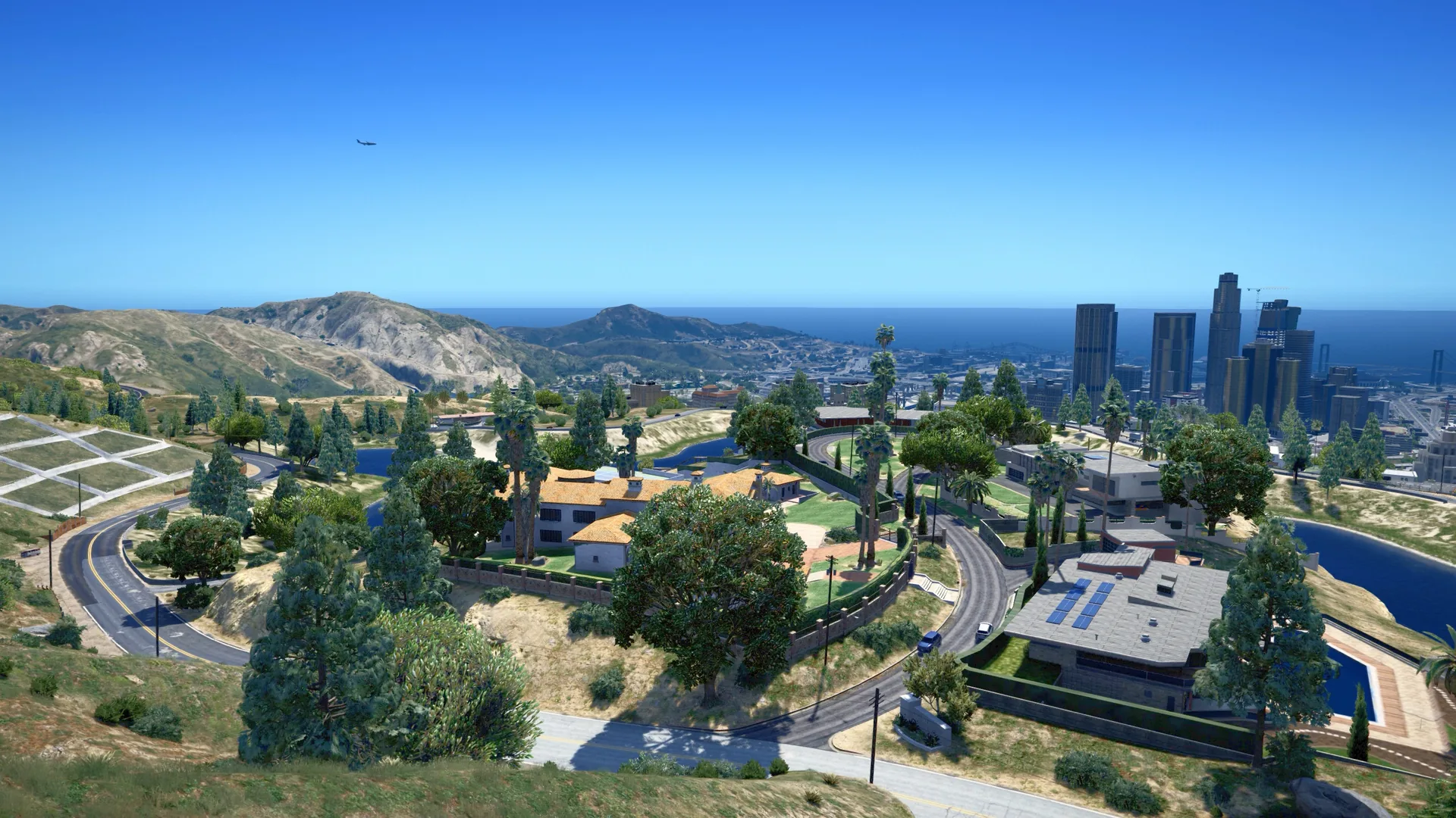 Vinewood nhuộm sắc thu - trước khi cài mod