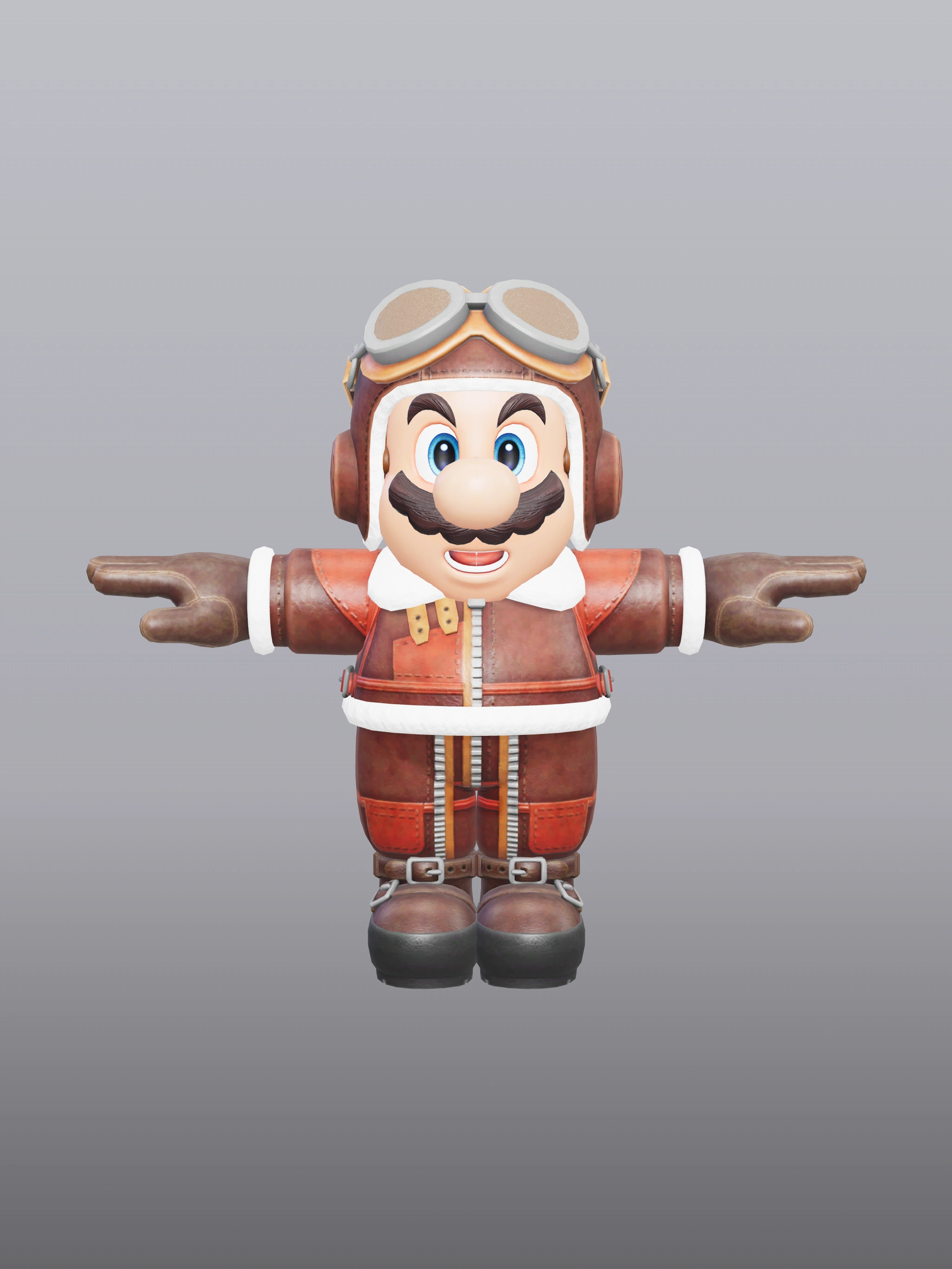 点击以全屏查看 Mario (Aviator Outfit)