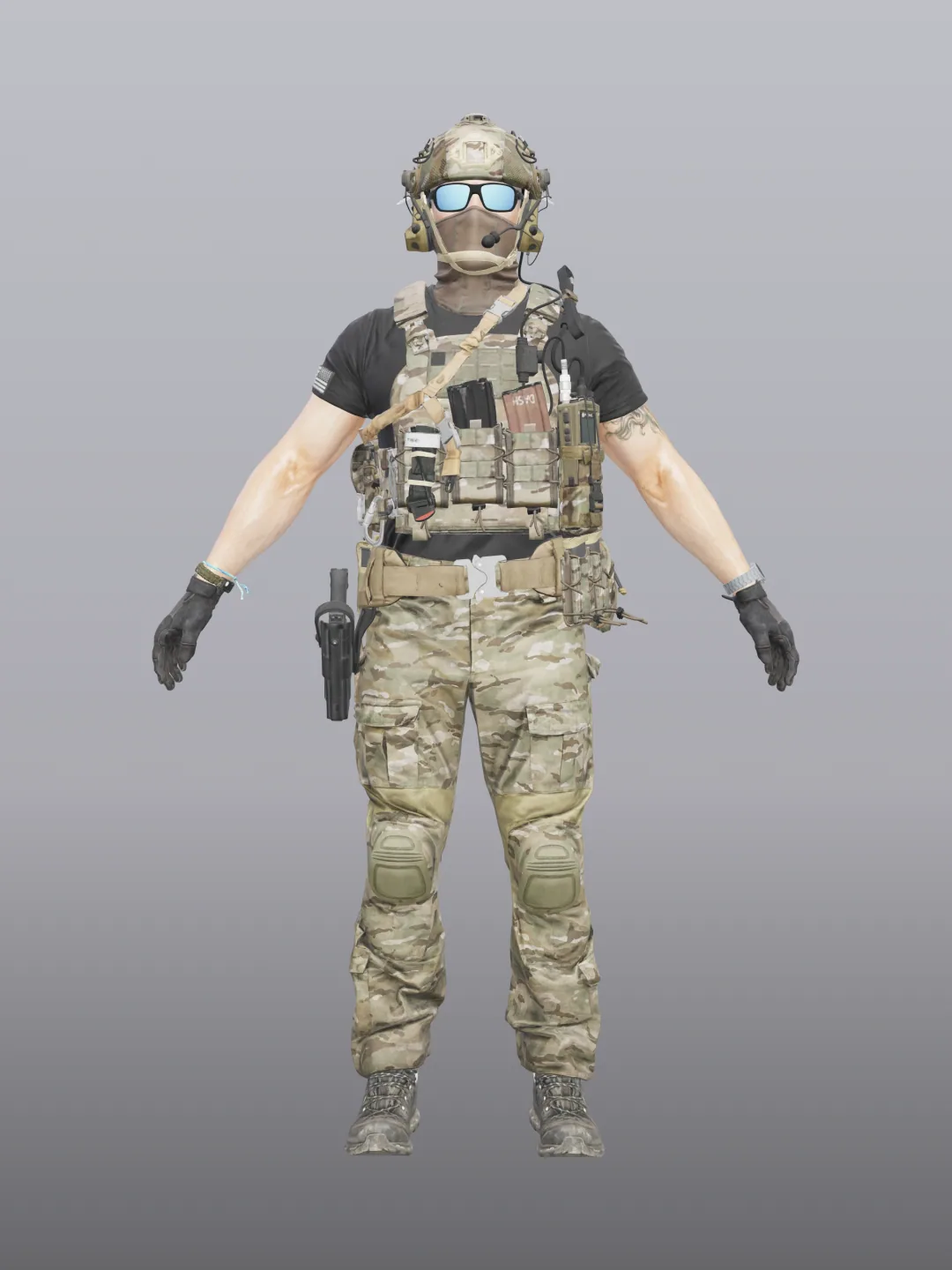 MW4 Bate Milsim US Soldier