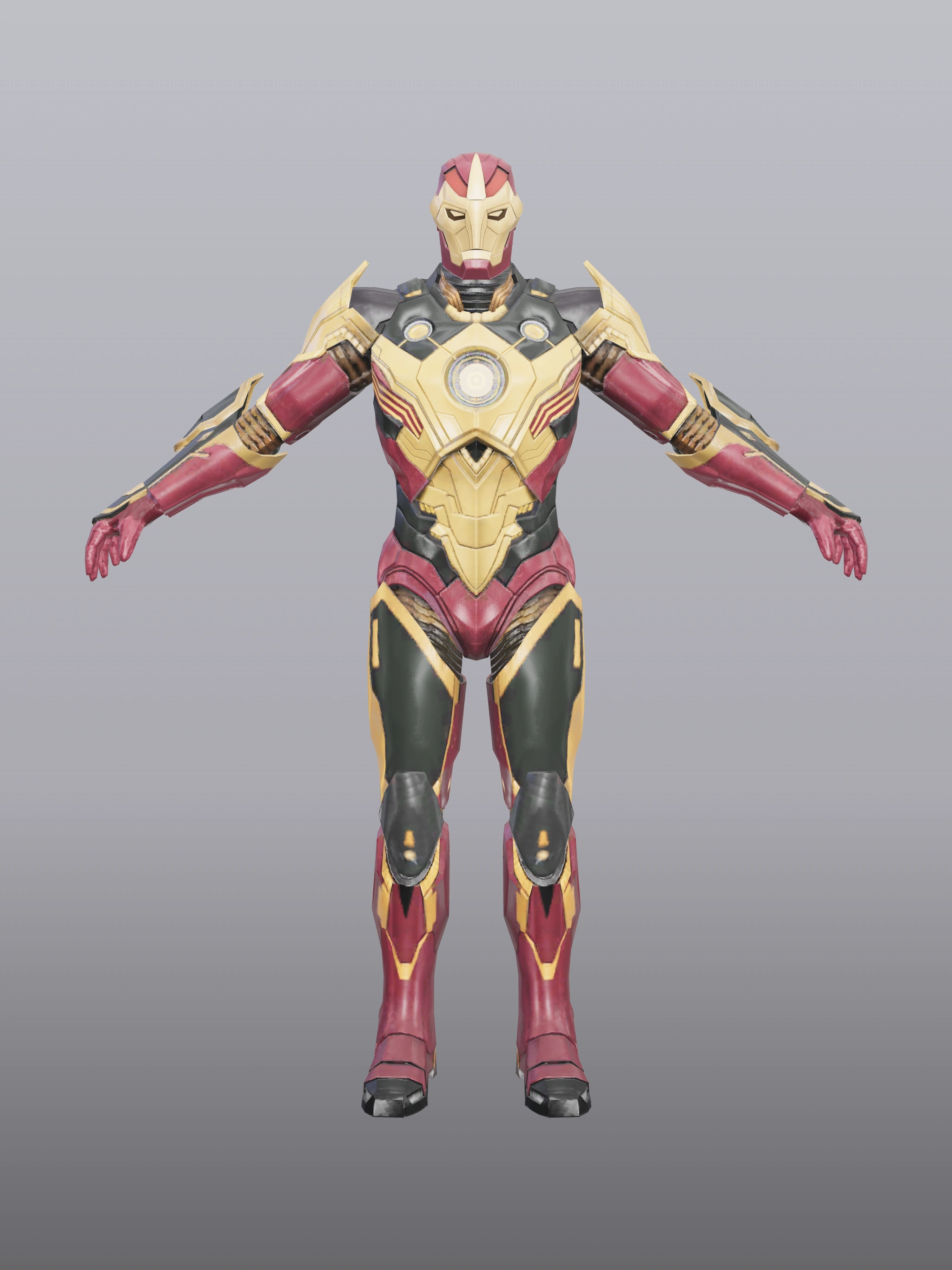 Klicken, um im Vollbild anzuzeigen Iron Man (Iron Knight Suit) (Đen đỏ)