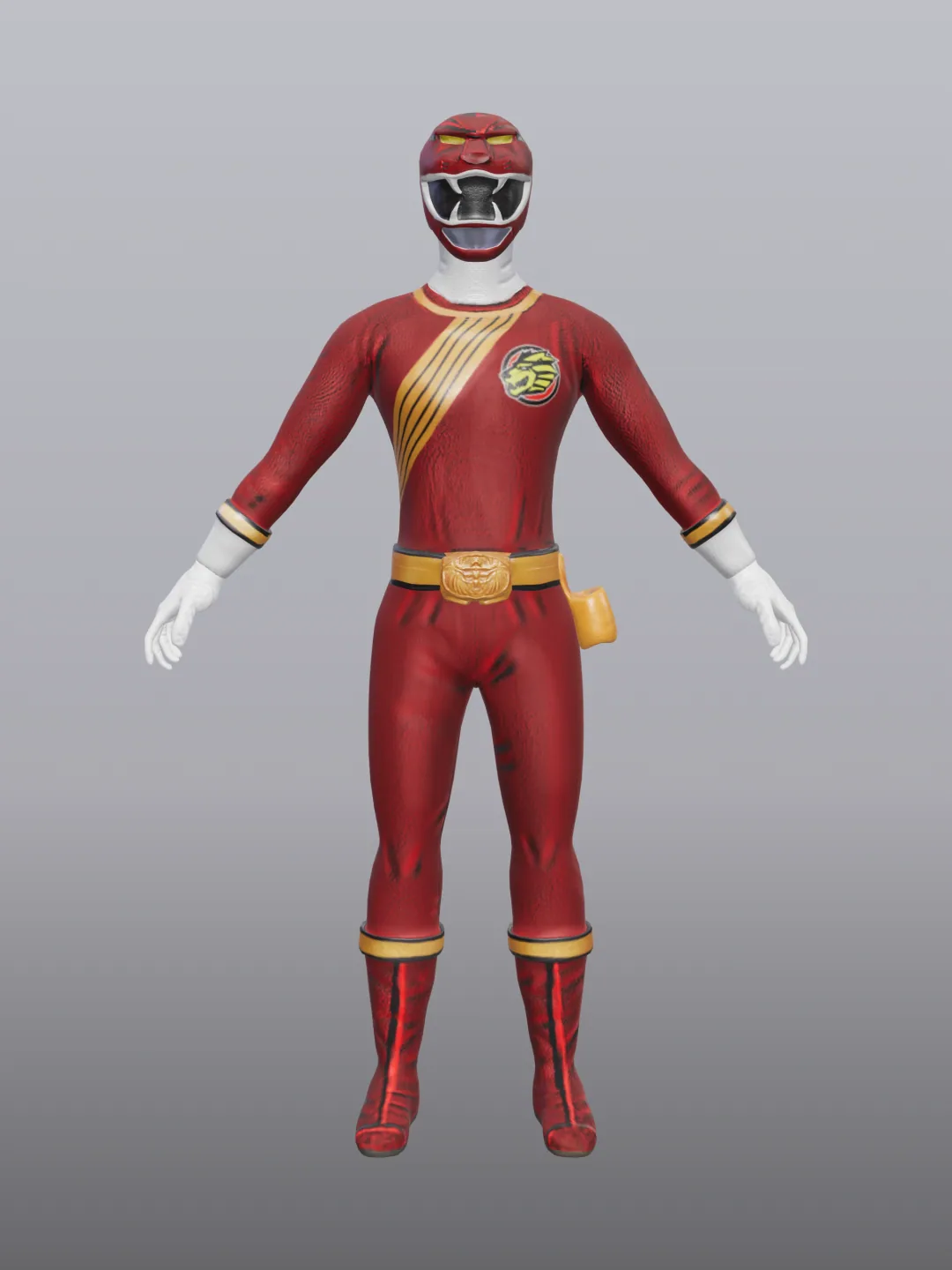 클릭하면 전체 화면으로 보기 Wild Force Red Ranger