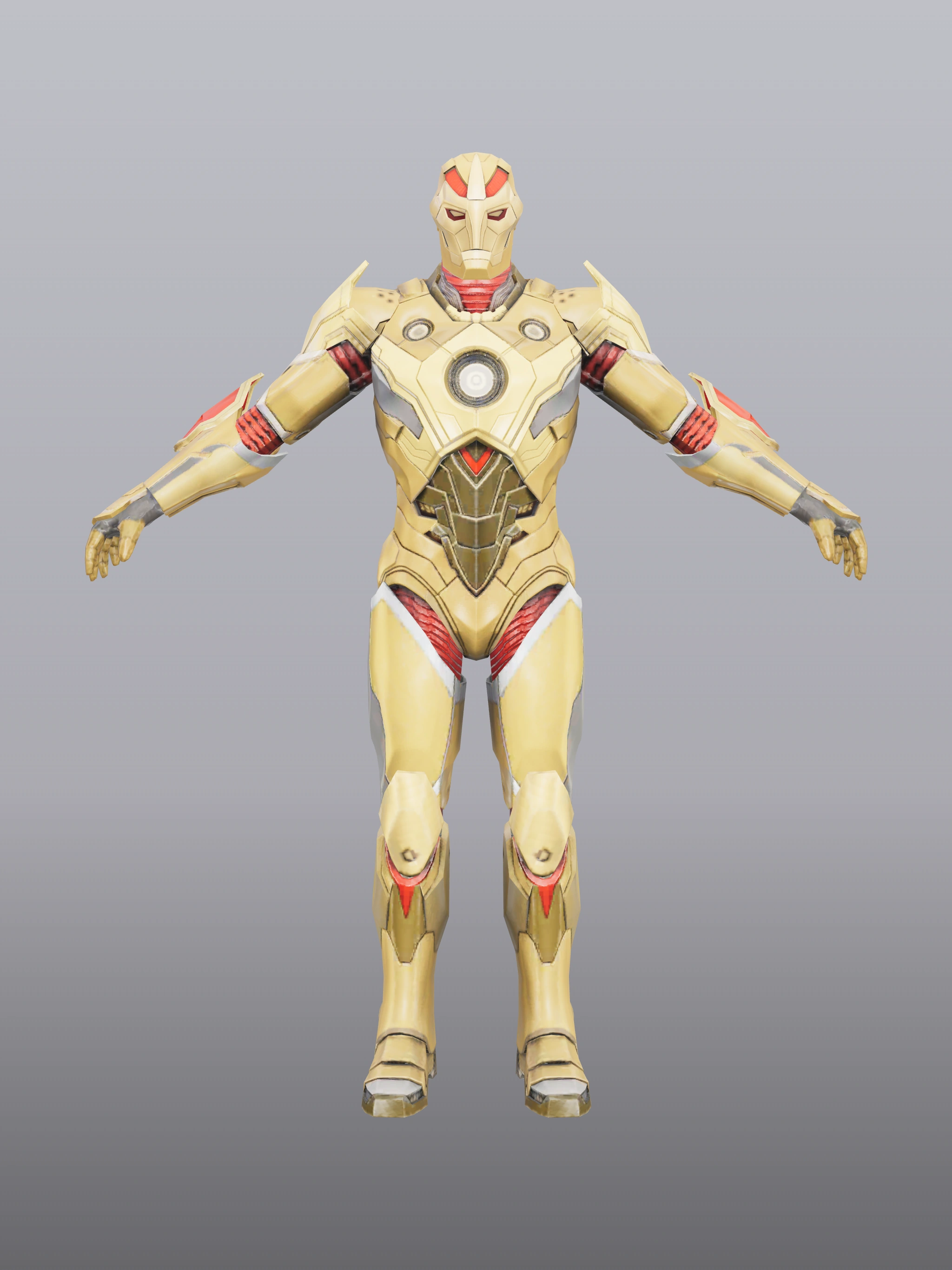 Bấm để xem toàn màn hình Iron Man (Iron Knight Suit) (Vàng)