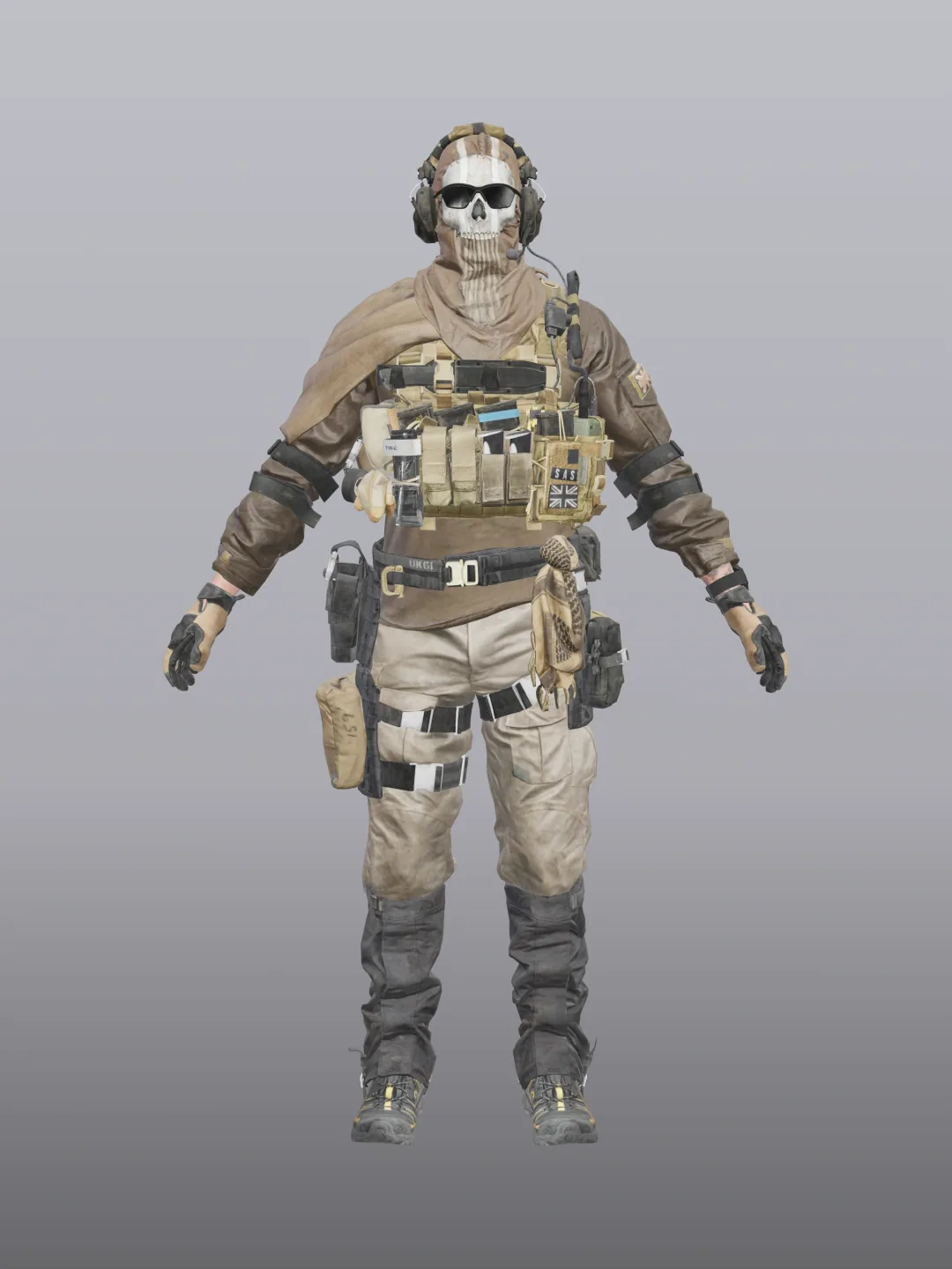 Bấm để xem toàn màn hình Ghost Desert: COD MWII 2022