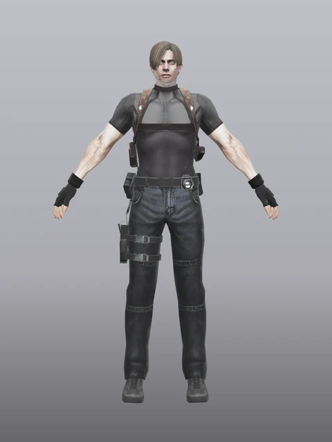 Leon S. Kennedy - Resident Evil 4 HD version with tactic outfit + classic jacket