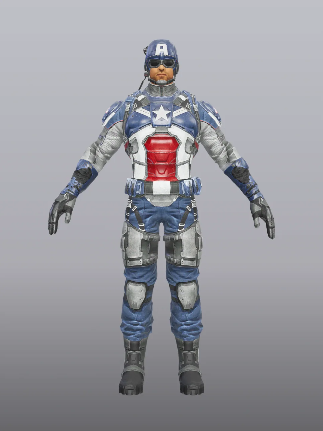 Нажмите, чтобы посмотреть на весь экран Captain America (Modern Soldier)