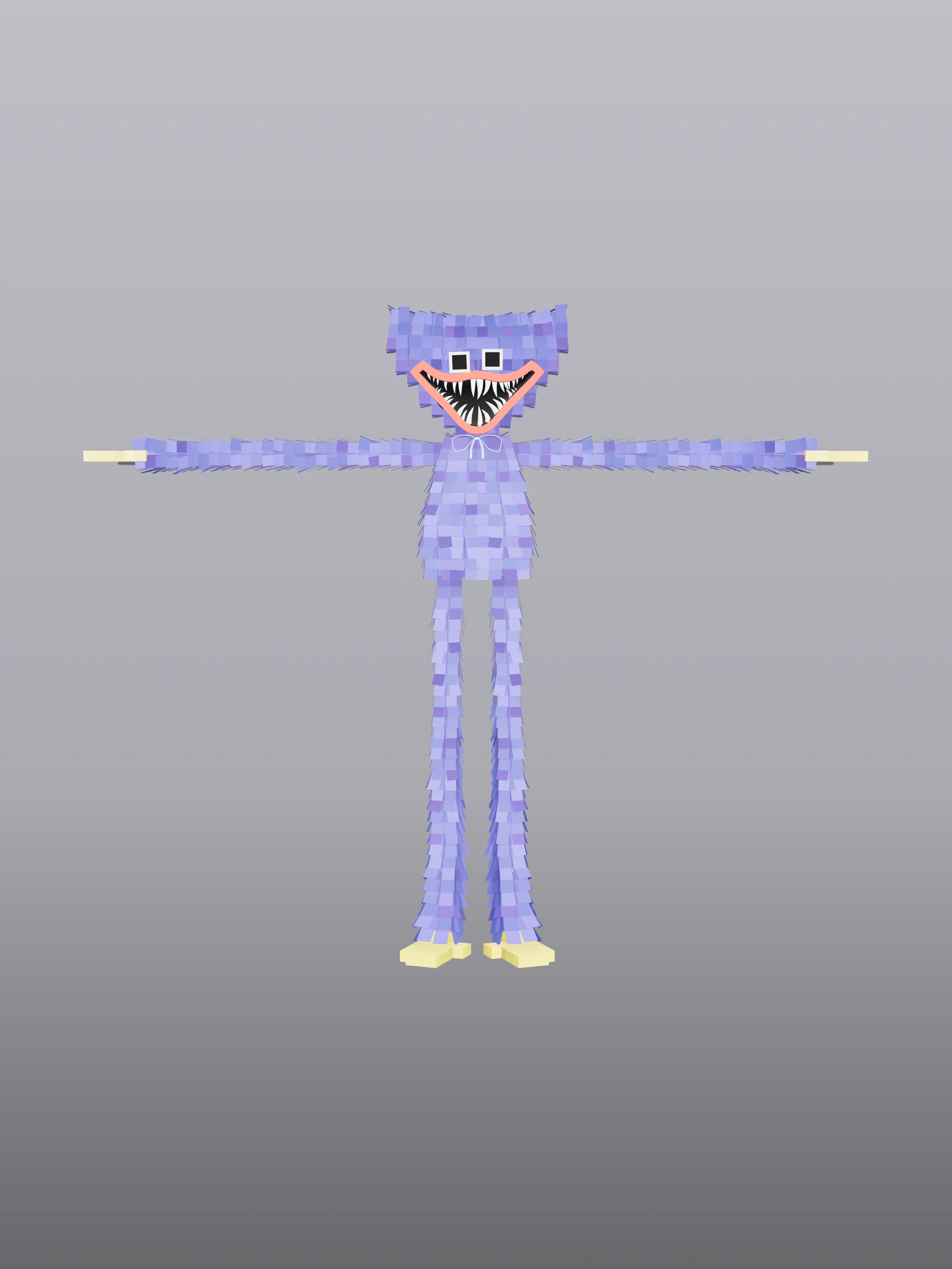 กดเพื่อดูแบบเต็มหน้าจอ Voxel Huggy Wuggy