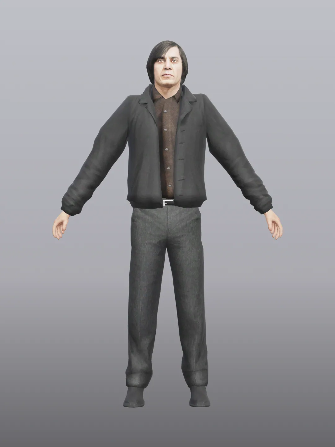 กดเพื่อดูแบบเต็มหน้าจอ Anton Chigurh (No Country for Old Men)