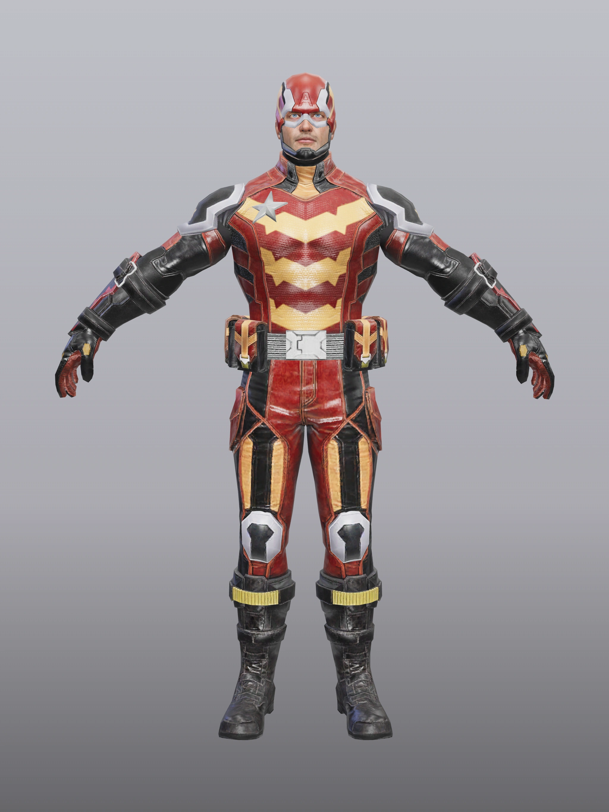 Appuyez pour voir en plein écran Captain America (Red & Gold)