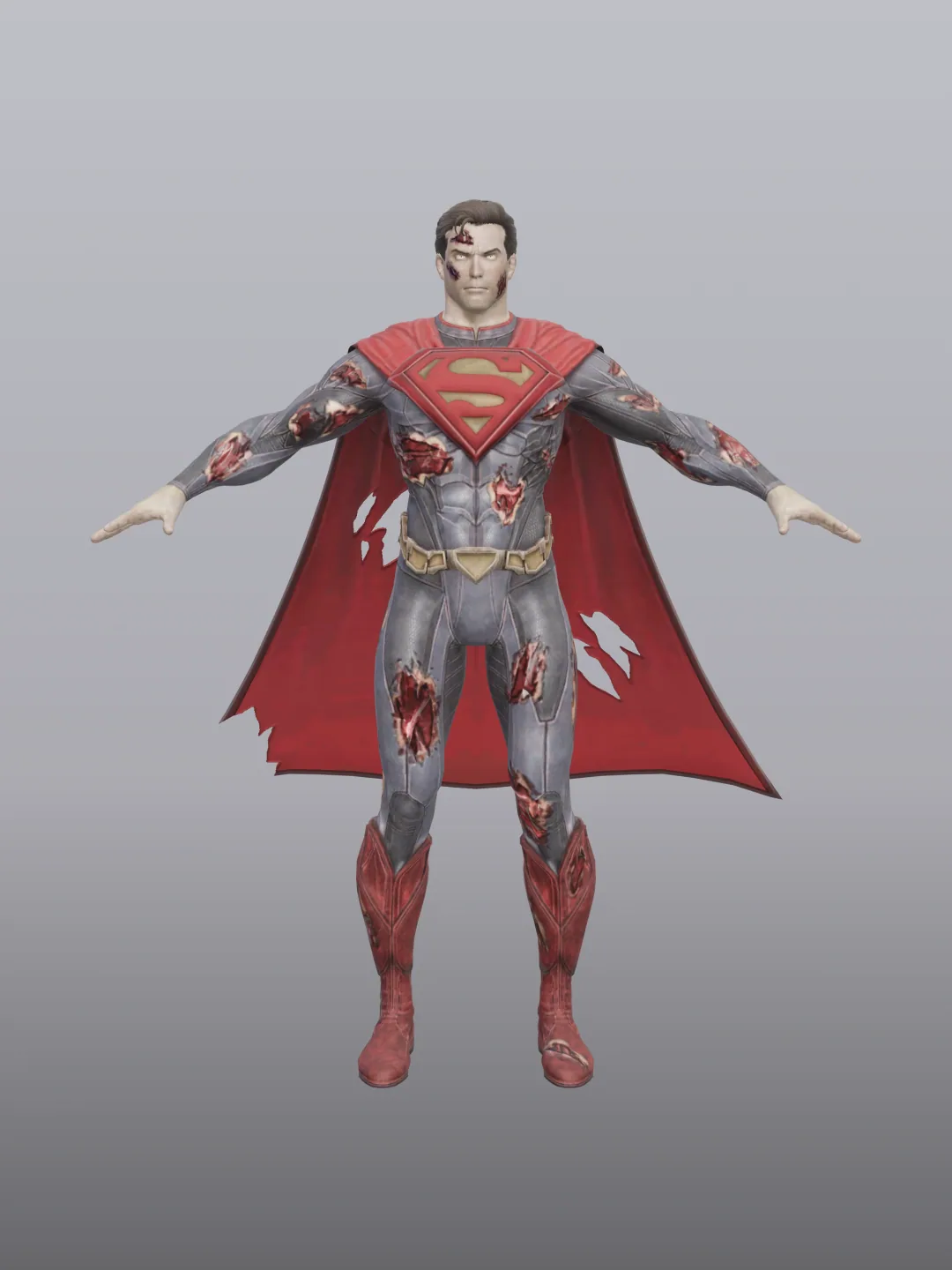 Damaged Superman Injustice