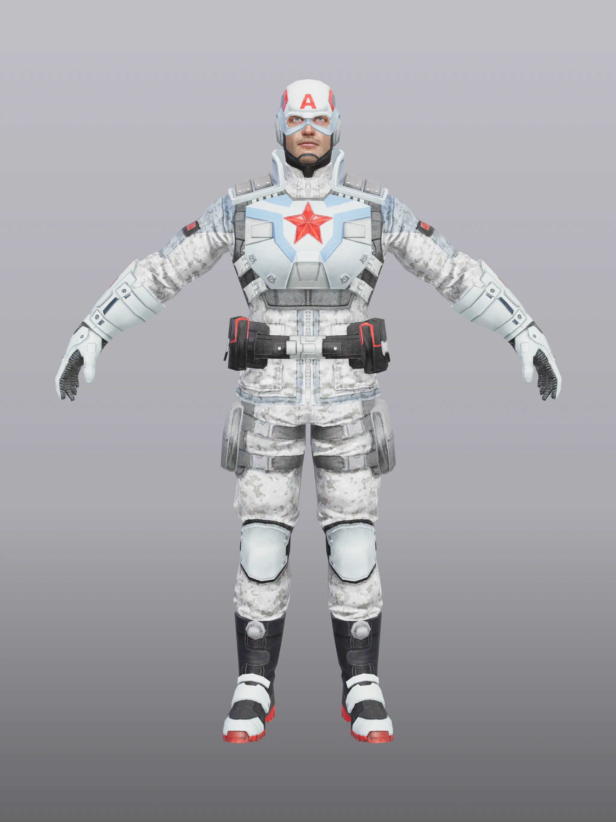 Appuyez pour voir en plein écran Captain America (Arctic Camo)
