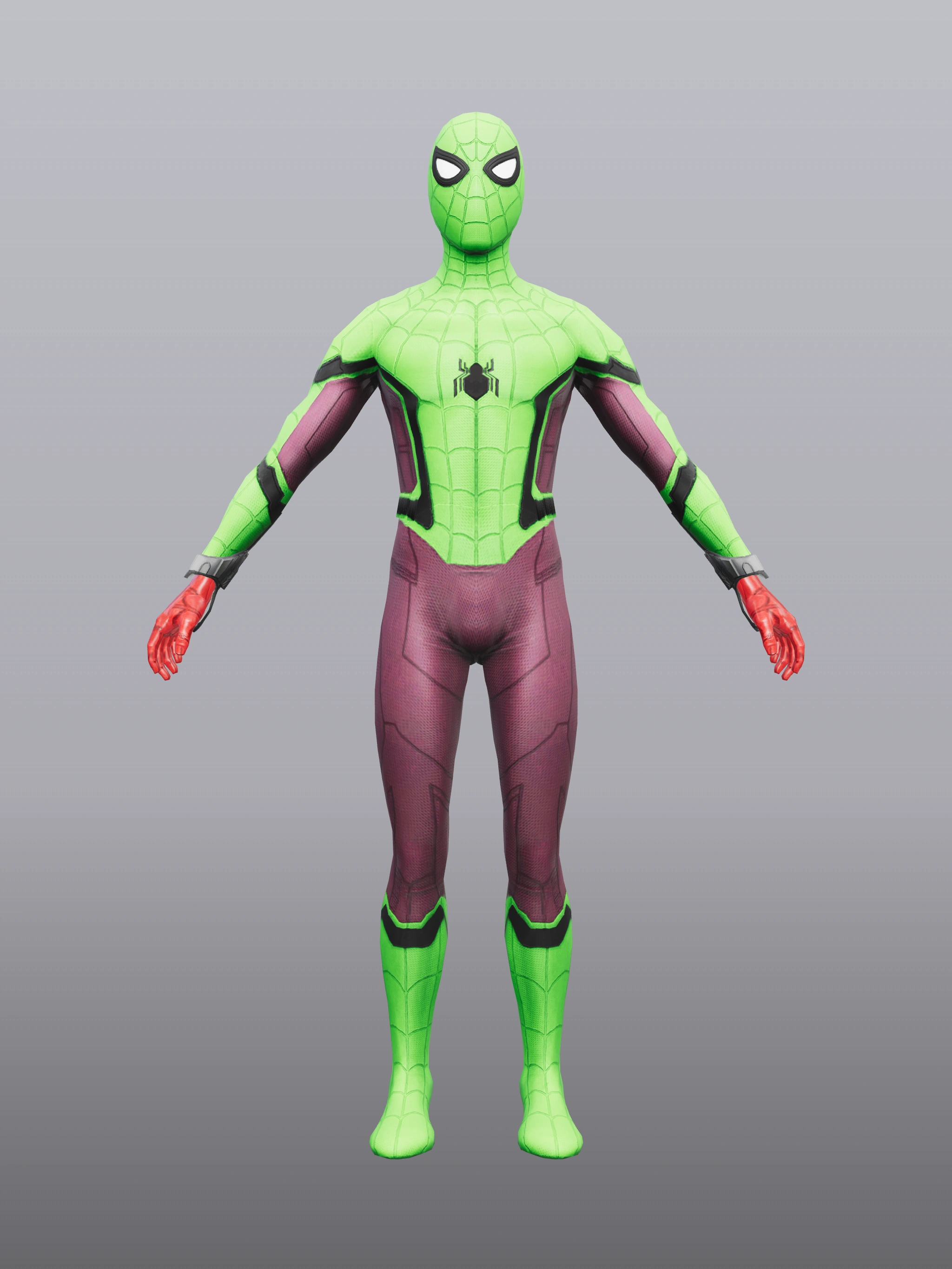 Klicken, um im Vollbild anzuzeigen Spider-Man (Green Suit)