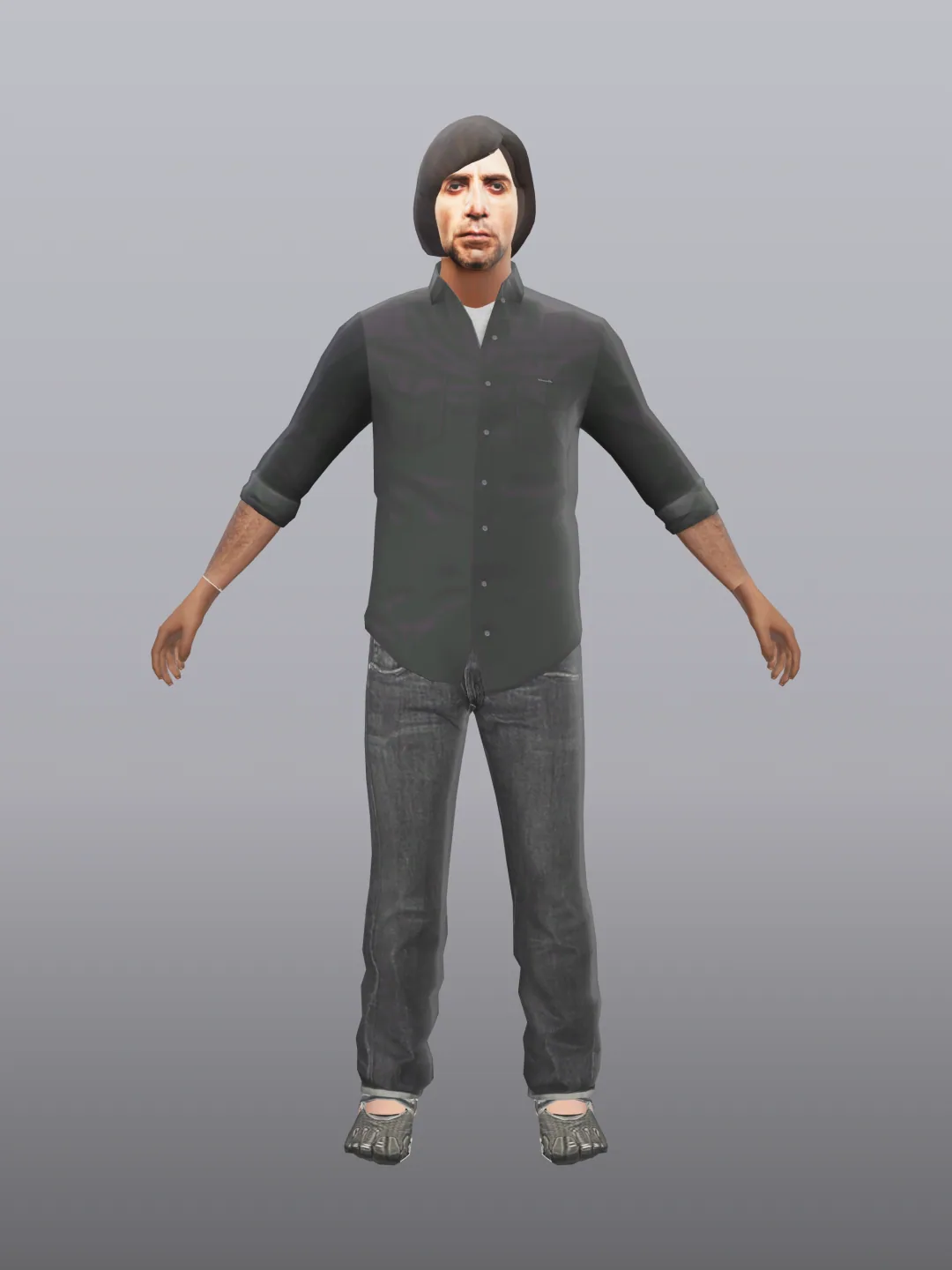 Anton Chigurh (low poly)