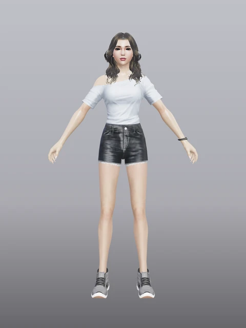 Tifa Lockhart (Casual White Pants)