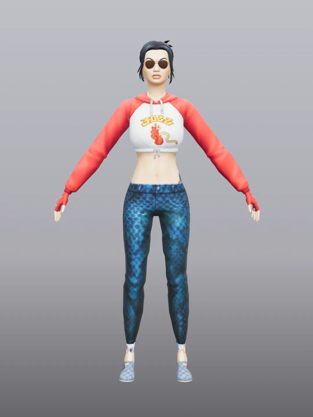 กดเพื่อดูแบบเต็มหน้าจอ Sims 4 Custom Female x02