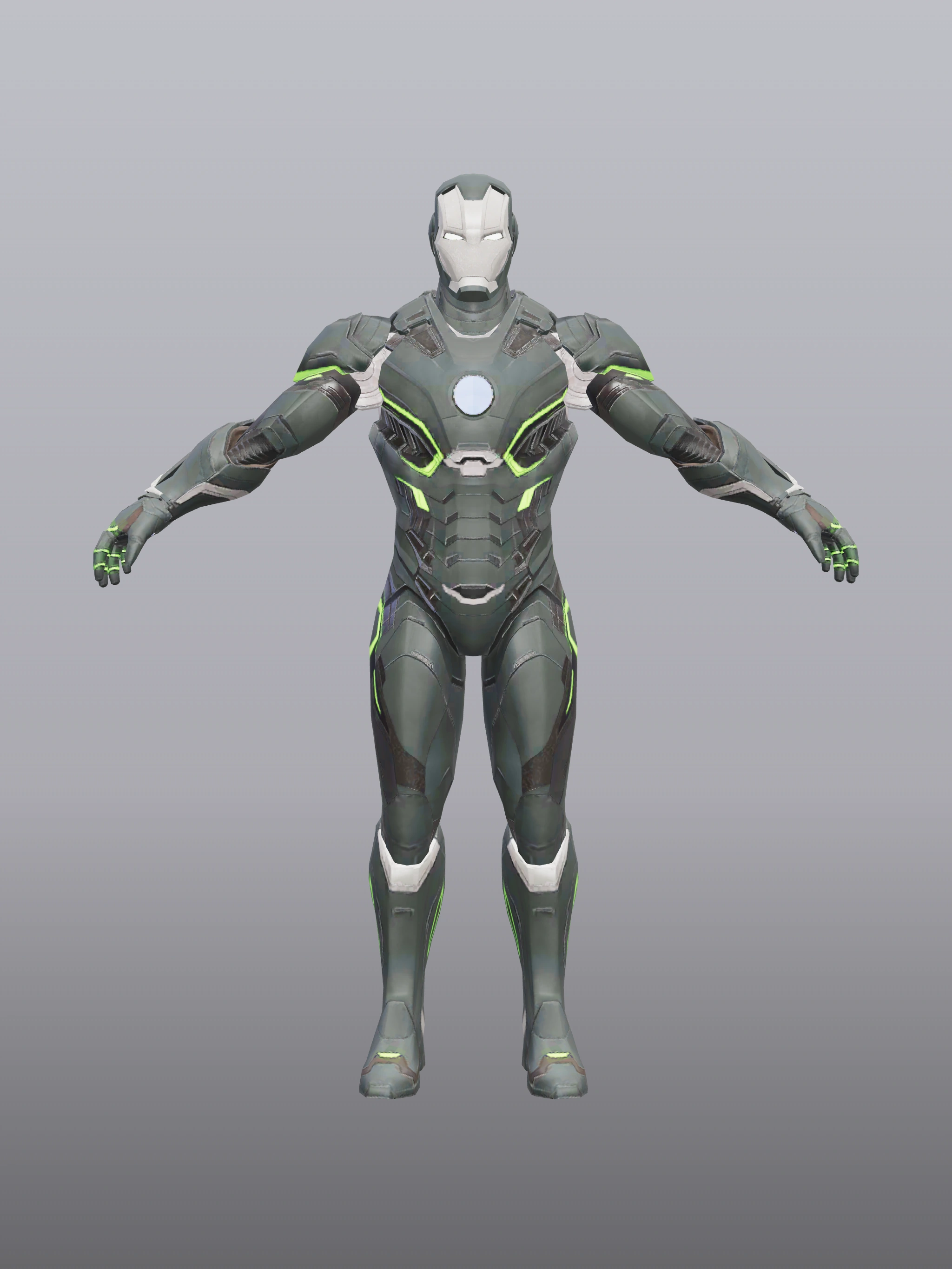 Iron Man (Bleeding Edge Suit) (Đen xanh)
