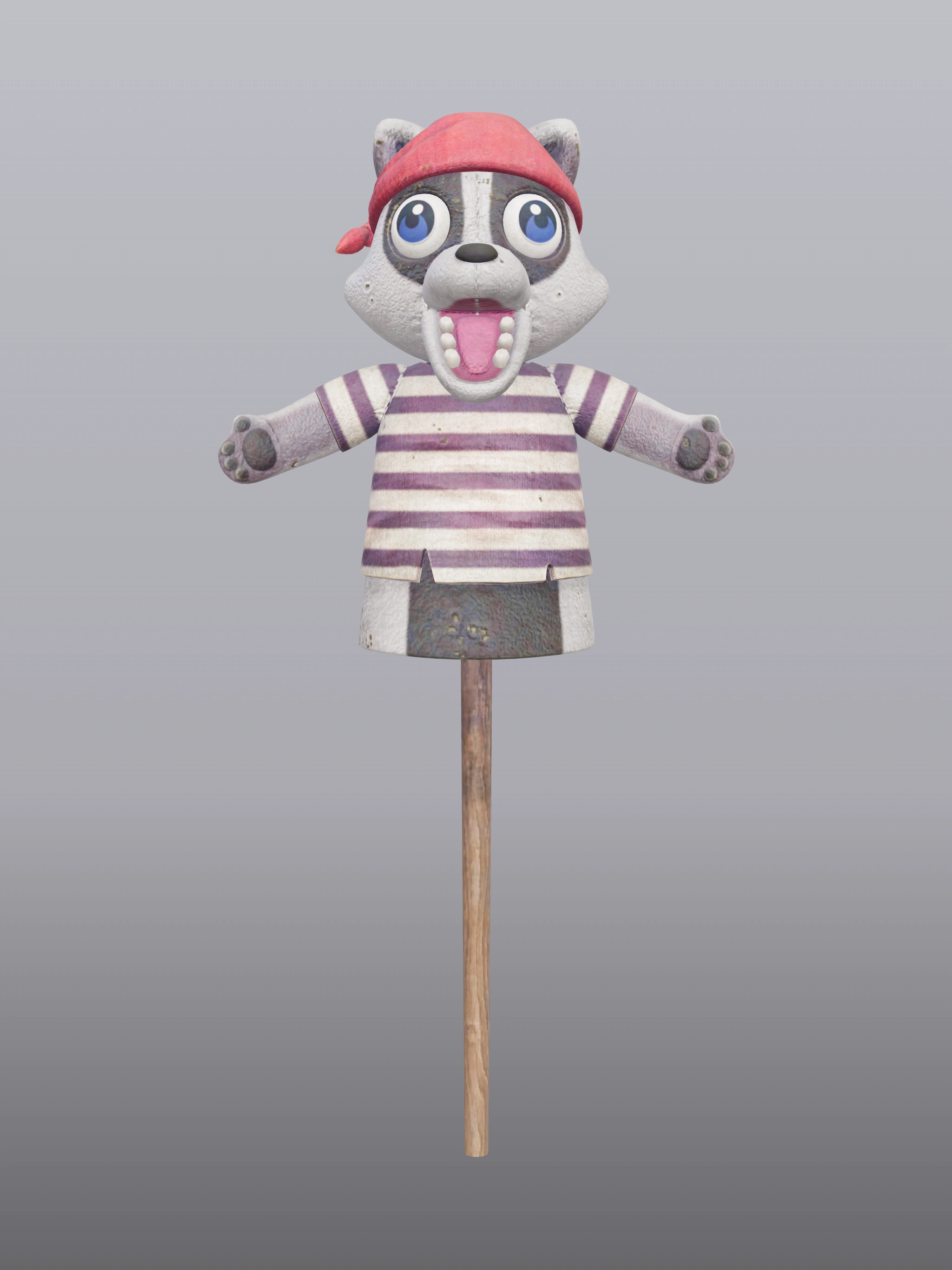 Raccoon Pirate Puppet