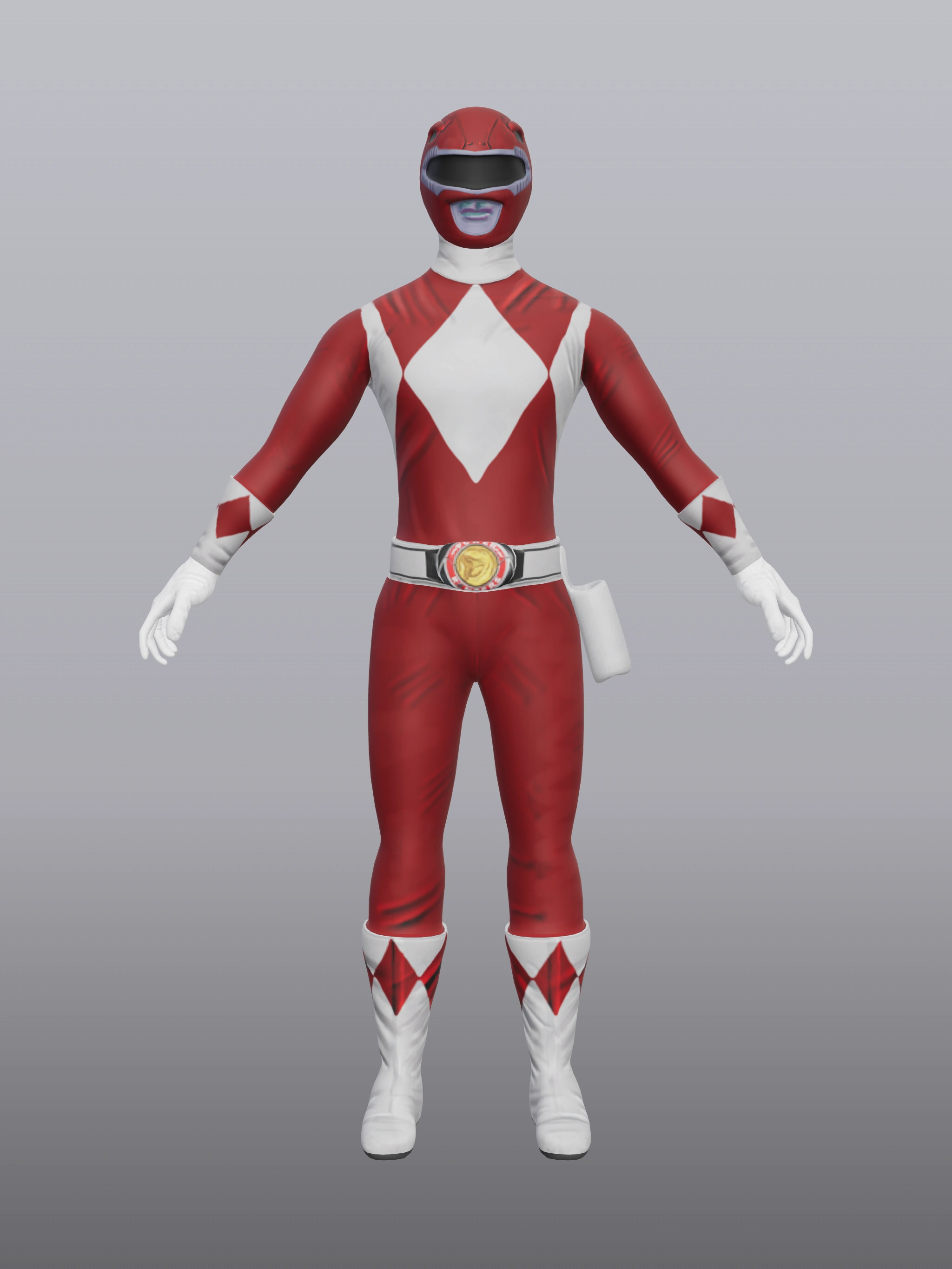 클릭하면 전체 화면으로 보기 Mighty Morphin Red Ranger