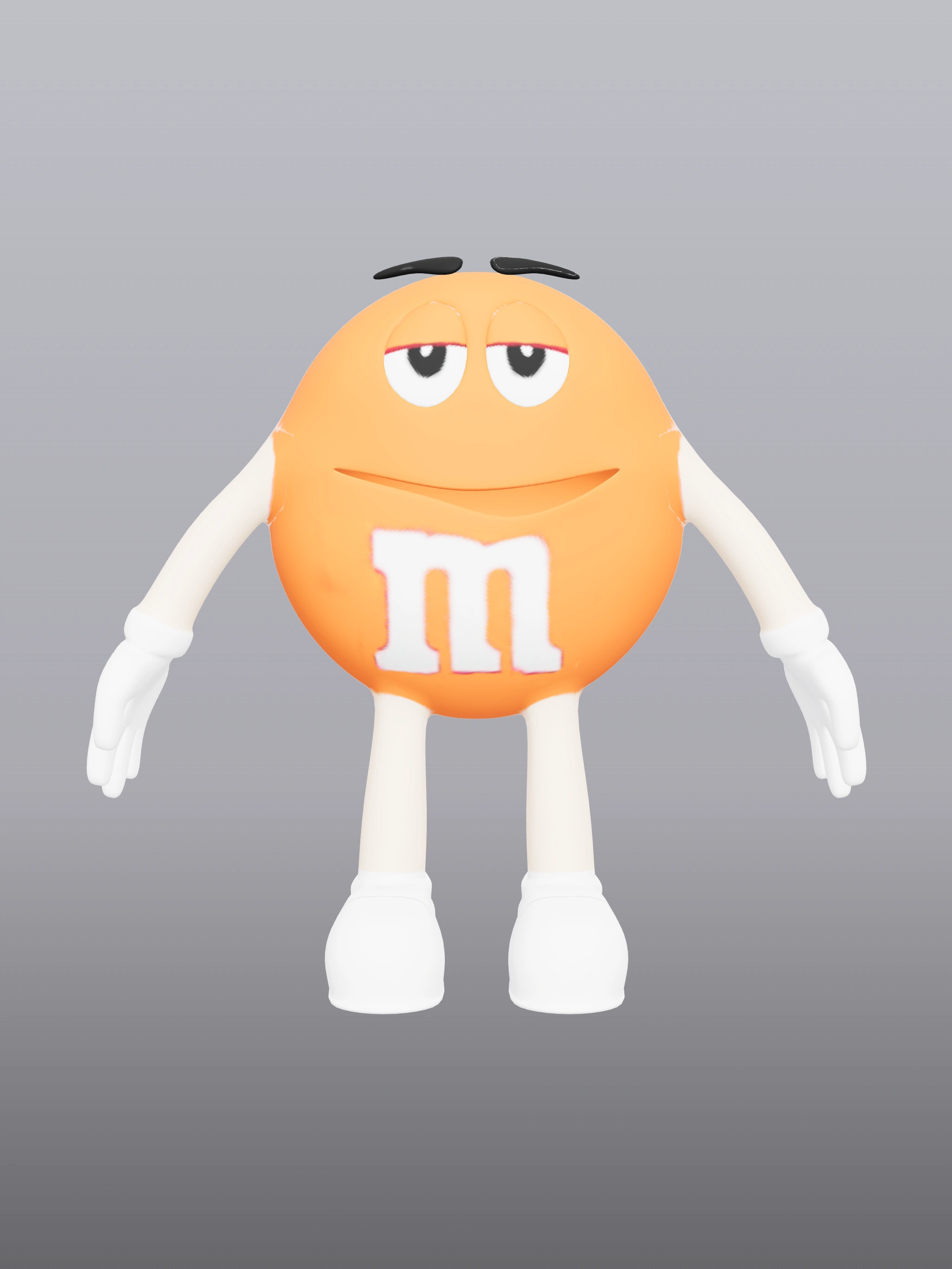 Orange M&M