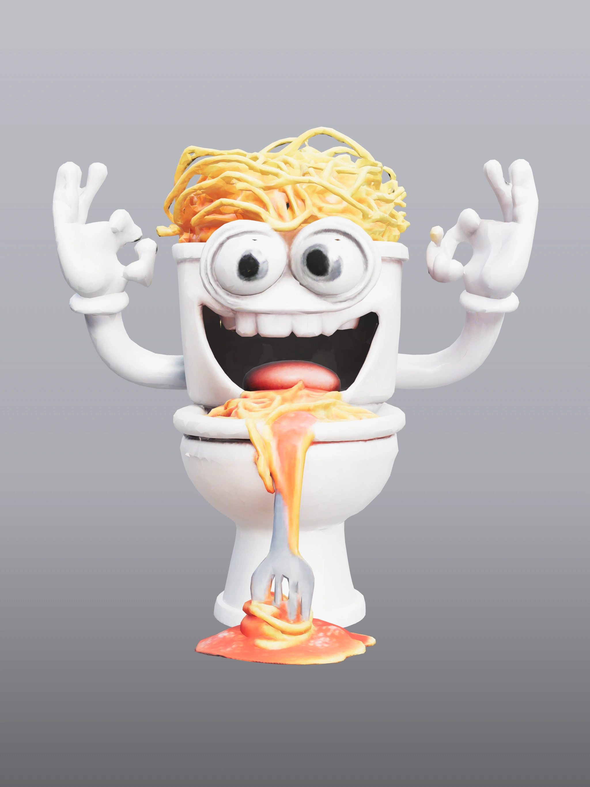 Clique para ver em tela cheia Spaghetti Toilet