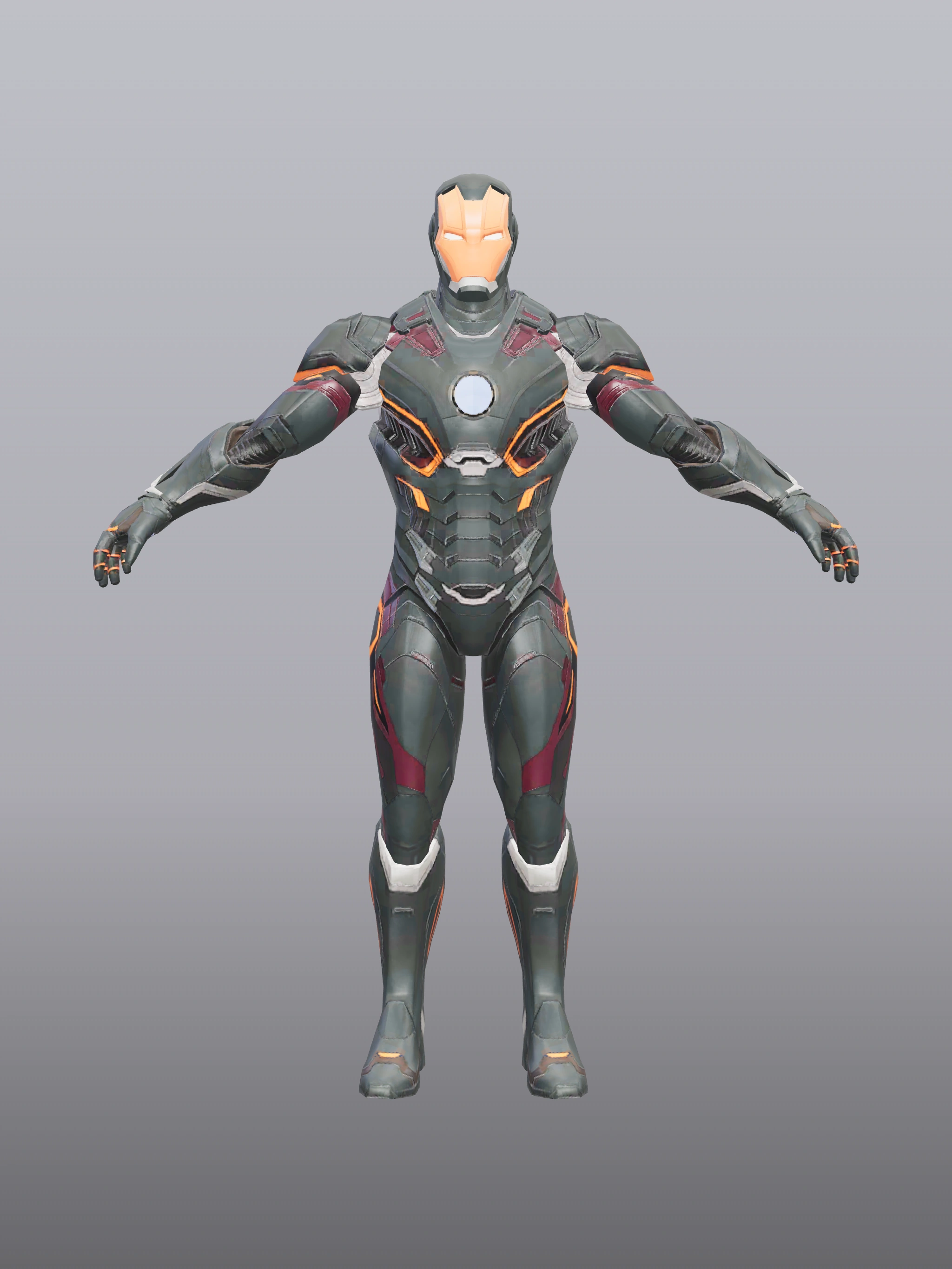 Appuyez pour voir en plein écran Iron Man (Bleeding Edge Suit) (Đen đỏ)